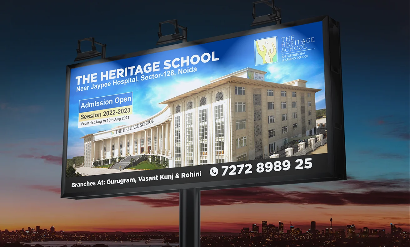 The Heritage School OOH Design